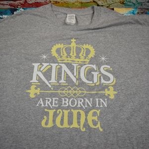 Kings Born In June Grapic T